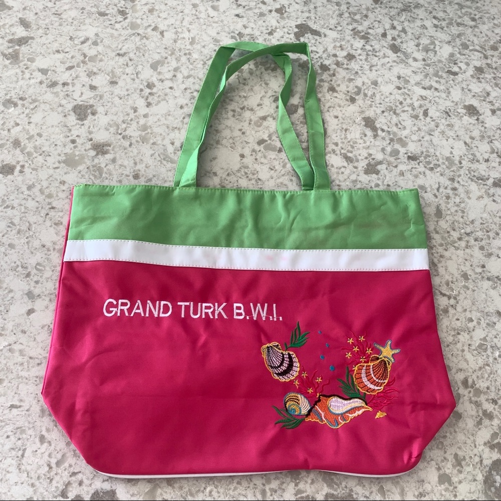 Grand Turk B.W. I. summer Tote Beach Bag